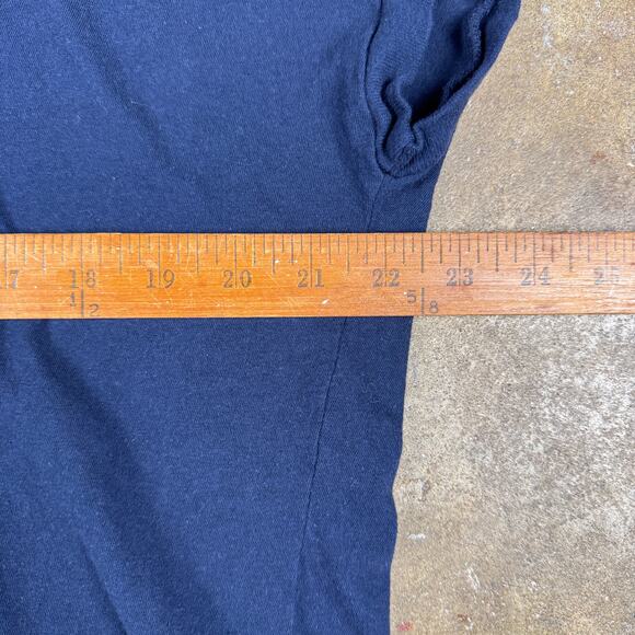 Sundry Women’s Lightning Bolt Graphic Navy Blue Sleeveless Shirt Size 2 M/L - Picture 6 of 7